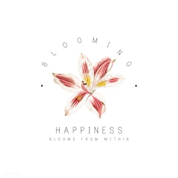 Lily flower badge | Free stock vector - 544956