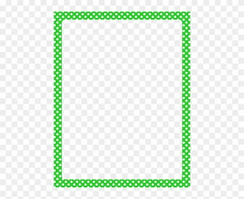 Lime Border Frame Png Hd - Green Polka Dot Border
