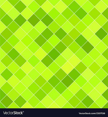 Lime color square pattern background design vector image