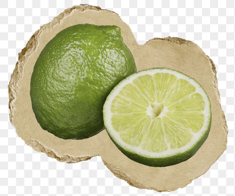 Lime, fruit png sticker, ripped | Free PNG - rawpixel