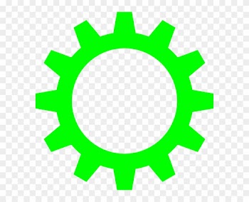 Lime Green Cogwheel Clip Art At Clker Vector - Switch Words For Clear Skin