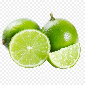 Lime Iced tea Lemon Flavor Fruit - Cut half of lemon 