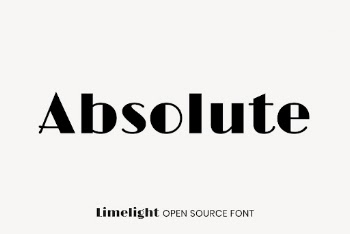 Limelight open source font by Sorkin | Free Font Add-on - rawpixel