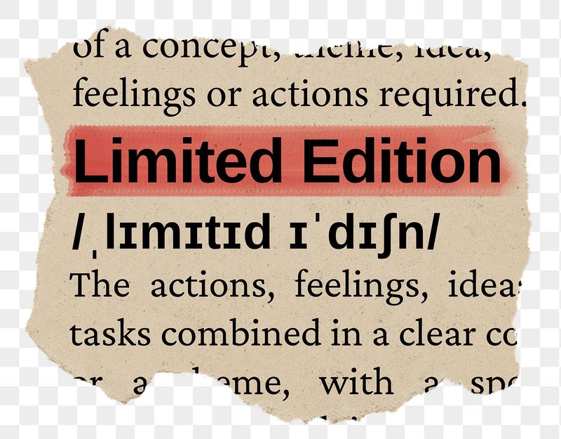 Limited edition png word sticker, | Free PNG - rawpixel
