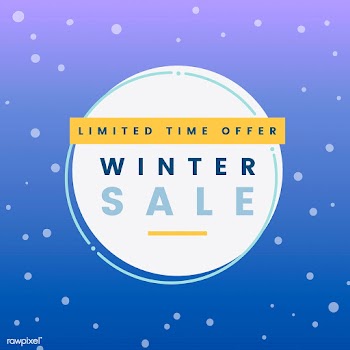 Limited time offer winter sale vector | Free stock vector - 504905