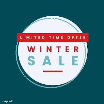 Limited time offer winter sale vector | Free stock vector - 504926