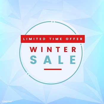 Limited time offer winter sale vector | Free stock vector - 504934
