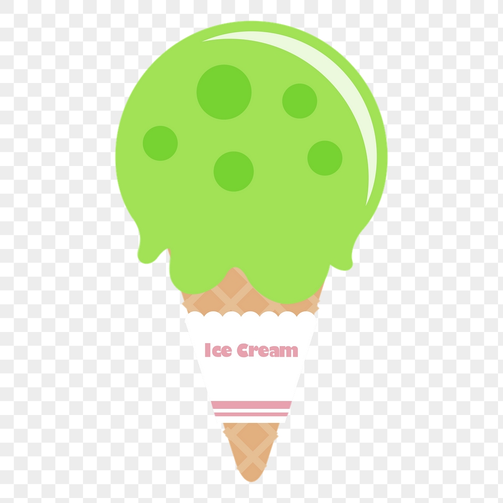 Liml ice-cream png cone sticker, | Free PNG - rawpixel