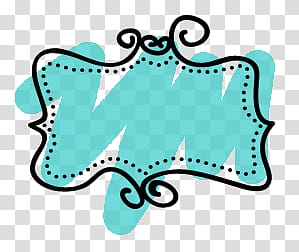 Lindos, black and teal frame drawing transparent background PNG clipart