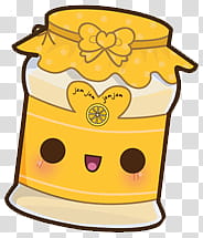 Lindos PEDIDO, yellow and beige jar with ribbon lid illustration transparent background PNG clipart