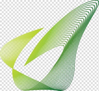 Line 3D computer graphics Icon, Science Fiction green gradient lines transparent background PNG clipart
