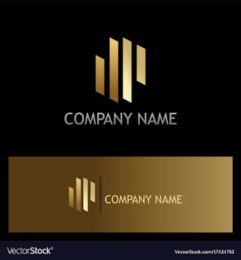  					Line abstract gold business logo vector&nbsp;image														