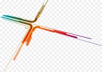 Line Abstraction - Colorful abstract lines 
