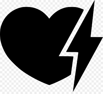 Line Angle Heart Font M-095 - cardio icon 