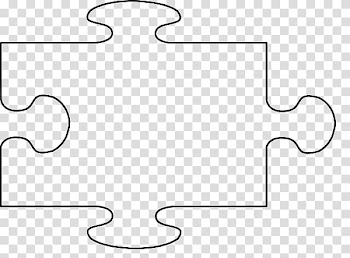 Line Angle Point White, Puzzle Piece Template transparent background PNG clipart