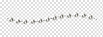 Line Angle White Font, string of pearls transparent background PNG clipart