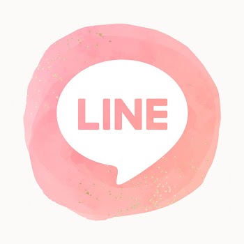 LINE app icon with a watercolor graphic… | Free stock illustration | High Resolution graphic
