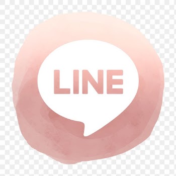 LINE app PNG icon with a watercolor graphic… | Free stock illustration | High Resolution graphic