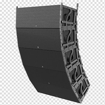 Line array Loudspeaker enclosure Audio Sound reinforcement system, loudspeaker transparent background PNG clipart