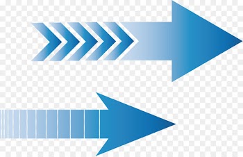 Line Arrow Euclidean vector - Blue vector arrows 