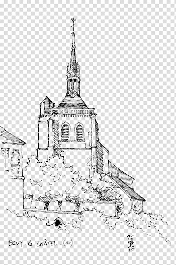 Line art Architecture Drawing Sketch, Cartoon scene Artwork transparent background PNG clipart
