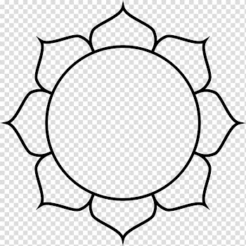 Line art Drawing , lotus leaf transparent background PNG clipart