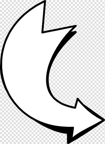 Line art , fleche transparent background PNG clipart