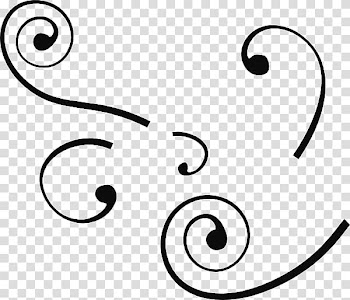 Line art , flourish transparent background PNG clipart