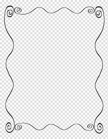 Line art Frames Drawing, line frame transparent background PNG clipart