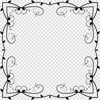 Line art , geometric frame transparent background PNG clipart
