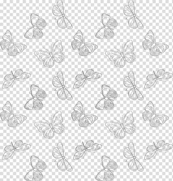 Line art Google Purple , Butterfly transparent background PNG clipart
