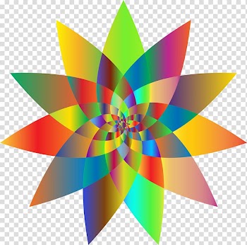 Line art Graphic design , abstract flower transparent background PNG clipart