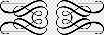 Line art Graphic design , dividers transparent background PNG clipart