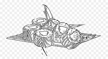line art leaf drawing sketch black-and-white