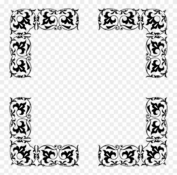 Line Art Ornament Picture Frames - Picture Frame
