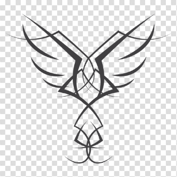 Line art pinstripe wing - Transparent PNG & SVG vector