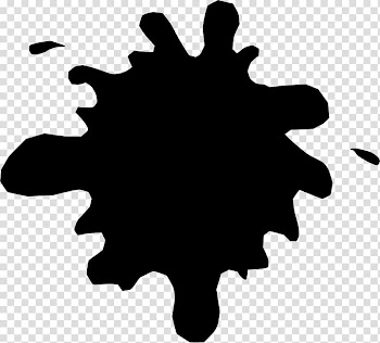 Line art Silhouette Cartoon , splat transparent background PNG clipart