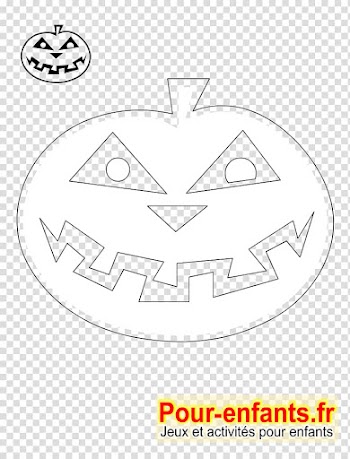 Line art Silhouette Stencil Halloween Pumpkin, Silhouette transparent background PNG clipart