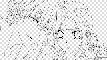 Line Art Usui Misaki transparent background PNG clipart