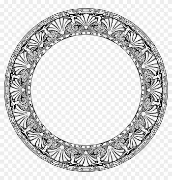 Line Art White Clip Art - Circle