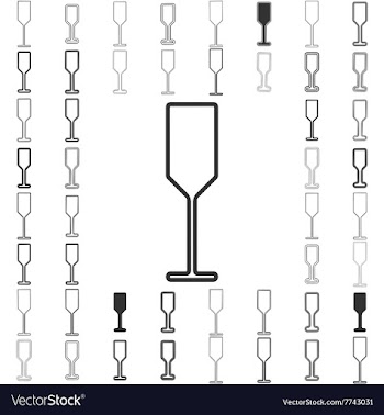 Line bar icon design set vector image