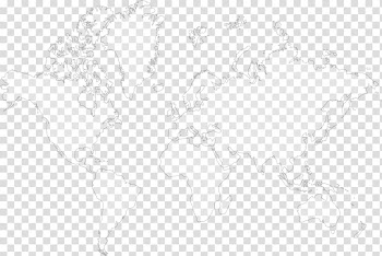 Line Black and white Angle Point, world map transparent background PNG clipart