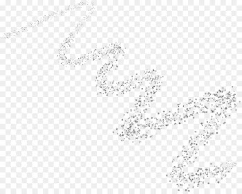 Line Black and white Point Angle - Silver sequins 