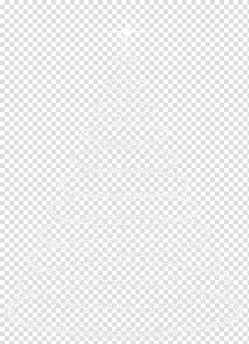 Line Black and white Symmetry Angle Pattern, Deco Christmas Tree transparent background PNG clipart