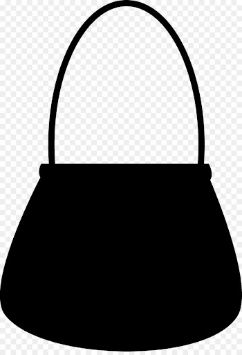 Line, Black M, Bag, Black PNG
