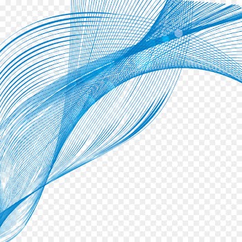 Line Blue Curve Shape - Blue wavy line curve 