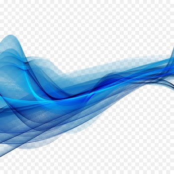 Line Blue - Vector Flow Line Background 