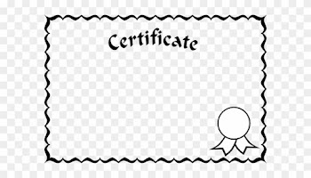 Line Border Clipart - Certificate Borders And Frames