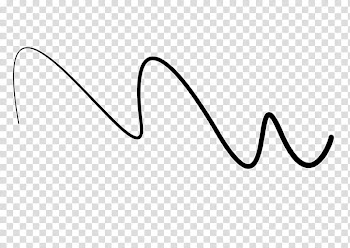 Line Brushes, black curved line transparent background PNG clipart