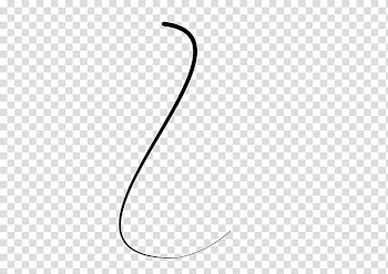 Line Brushes, curved black line illustration transparent background PNG clipart